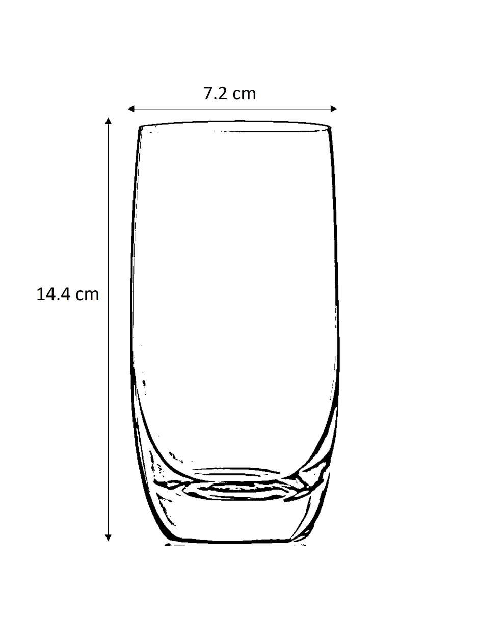 Vaso cooler para agua de cristal 5