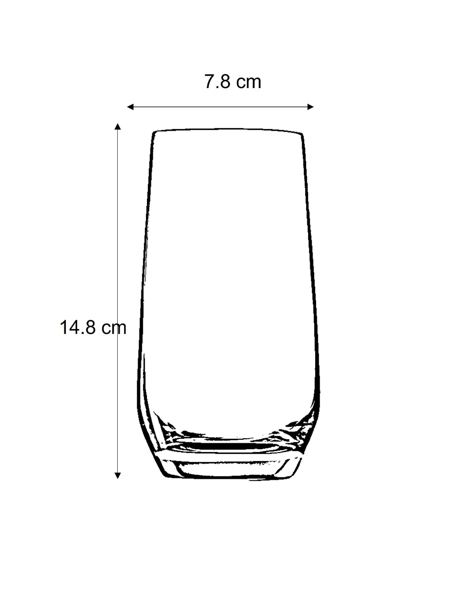 Vaso cooler para agua de cristal 4