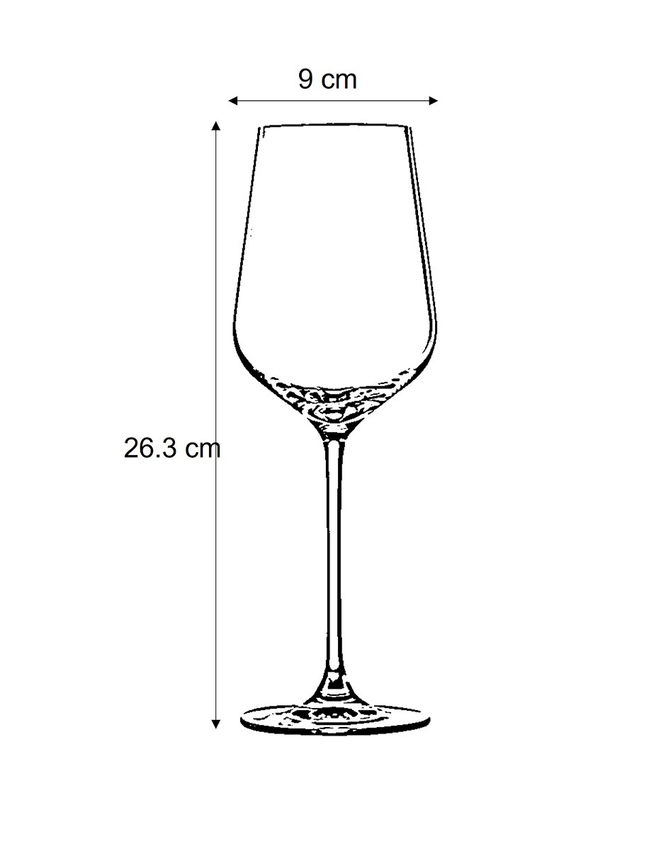 Copa para vino Hong Kong Hip de cristal 5