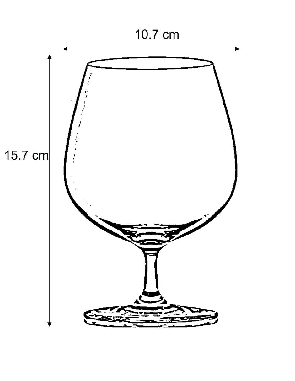 Copa para coñac Shanghái Soul de cristal 5