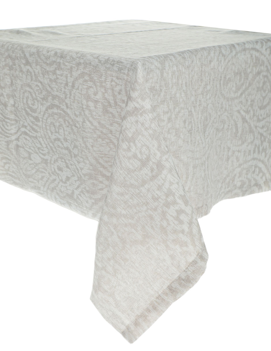 Mantel rectangular de lino Liverpool