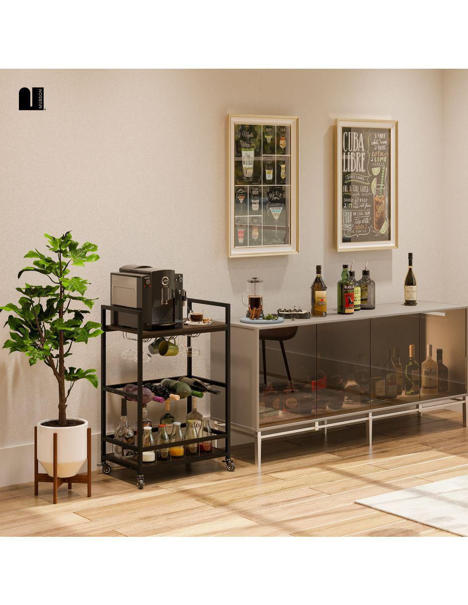 Carrito de bar mdf 3