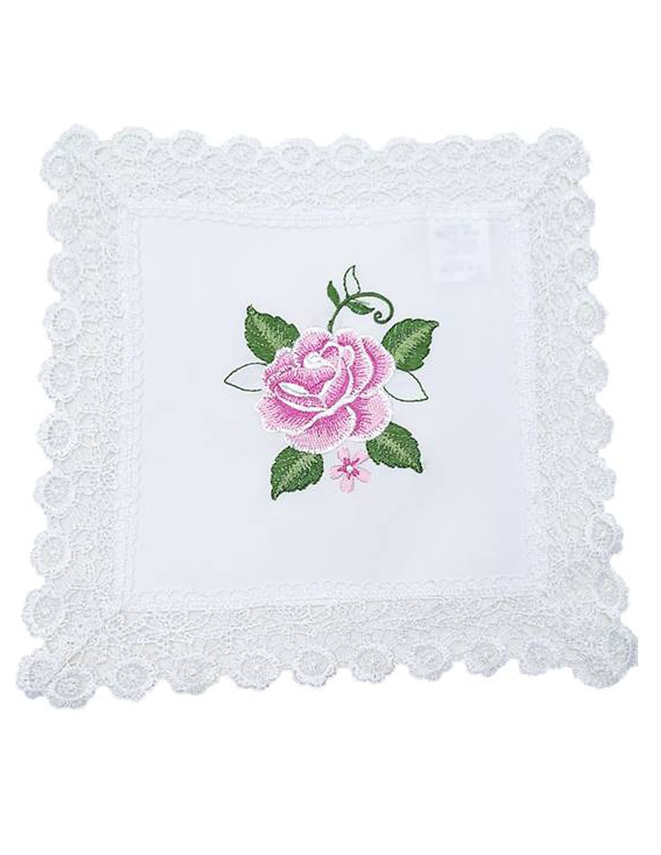 Carpeta cuadrado de poliéster Rosas 3 Carpeta cuadrado de poliéster Rosas 3
