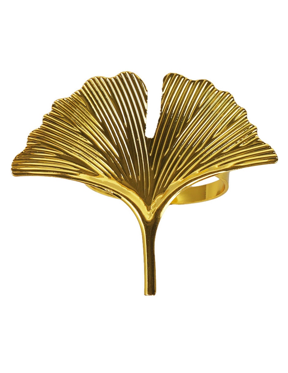Set aro servilleta Golden Leaves