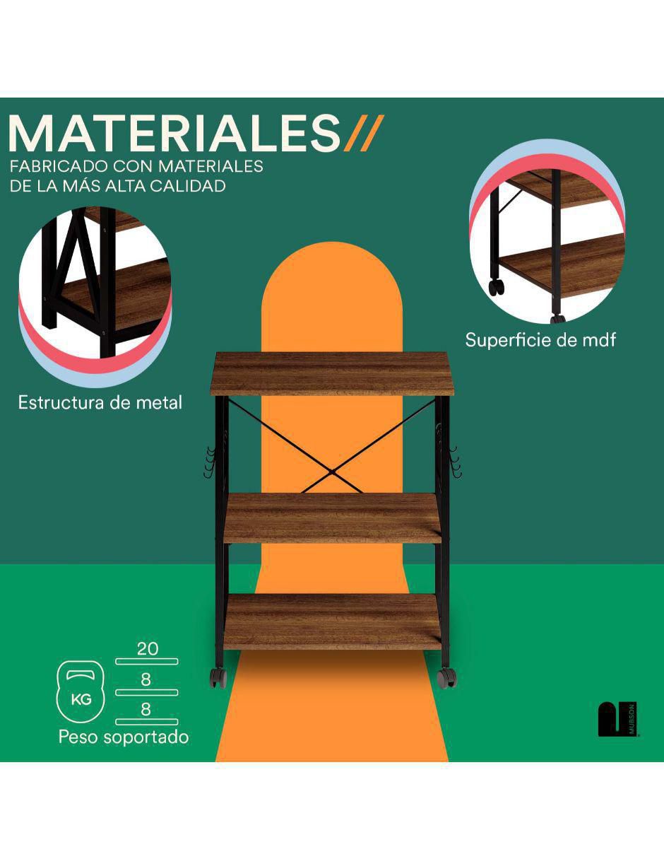 Carrito de bar MDF 4