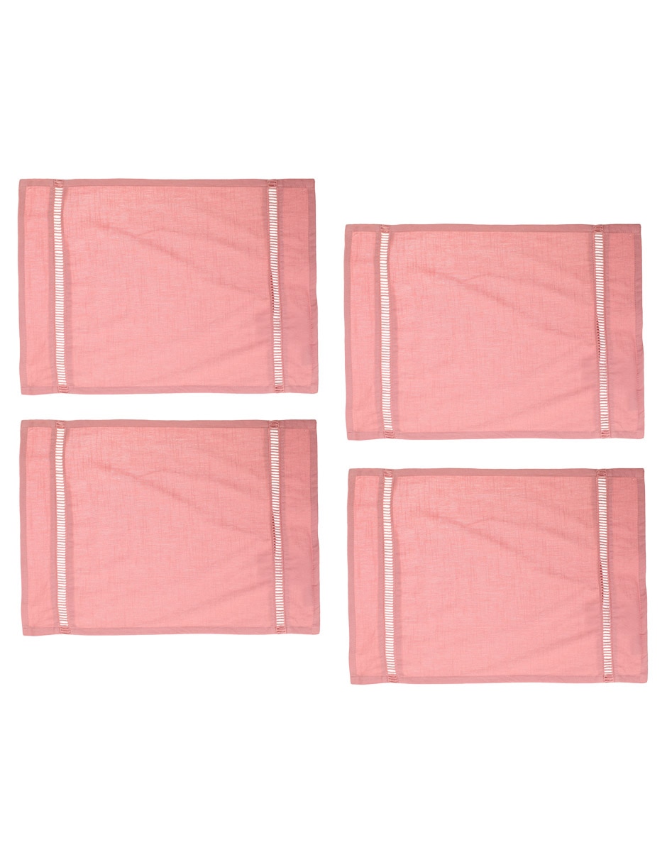 Set mantel individual rectangular de algodón N Narrative