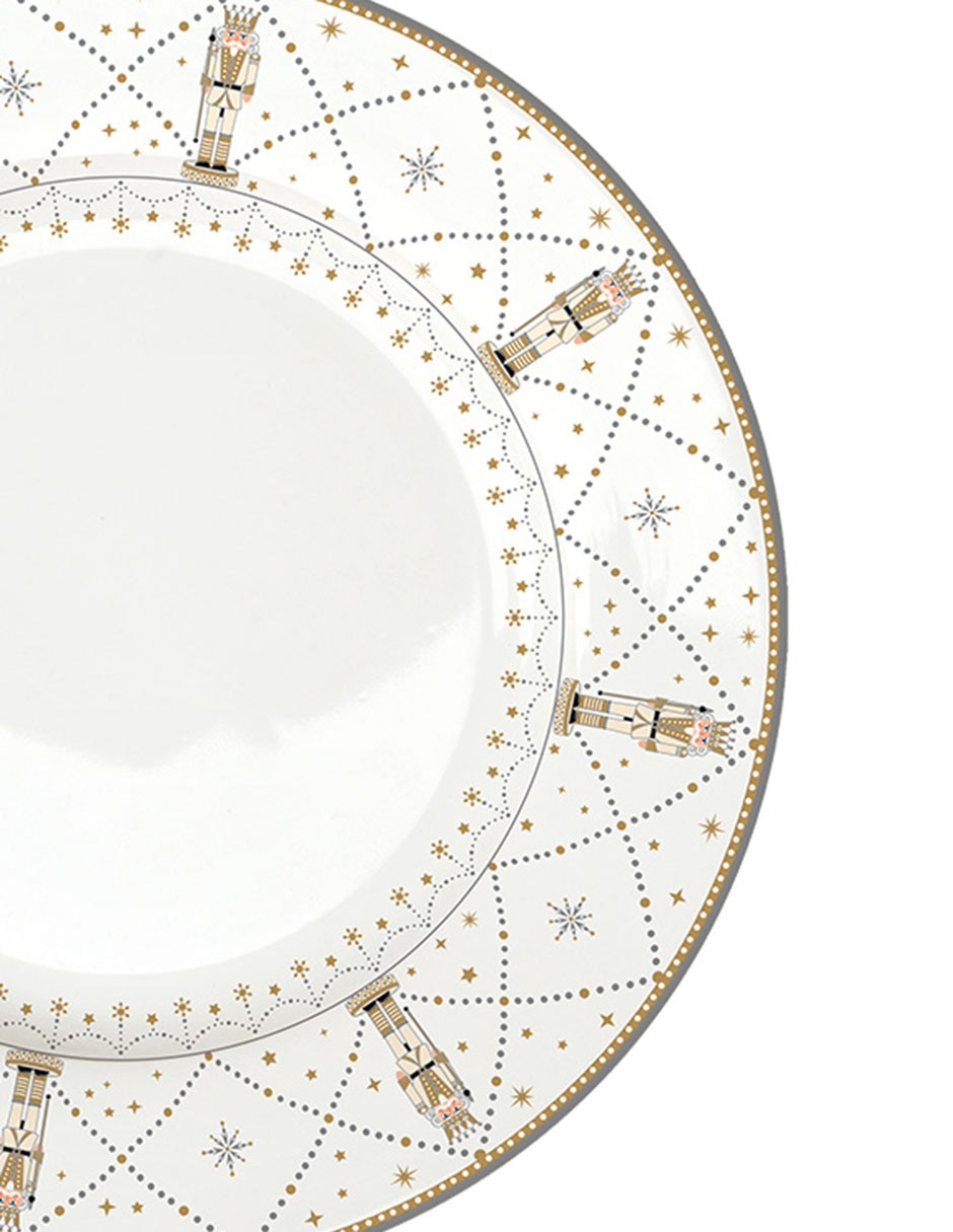 Vajilla cerrada royal nutcracker de porcelana para 4 personas 7