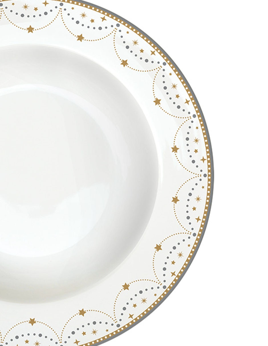 Vajilla cerrada royal nutcracker de porcelana para 4 personas 8