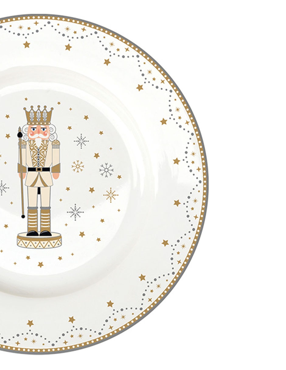 Vajilla cerrada royal nutcracker de porcelana para 4 personas 9