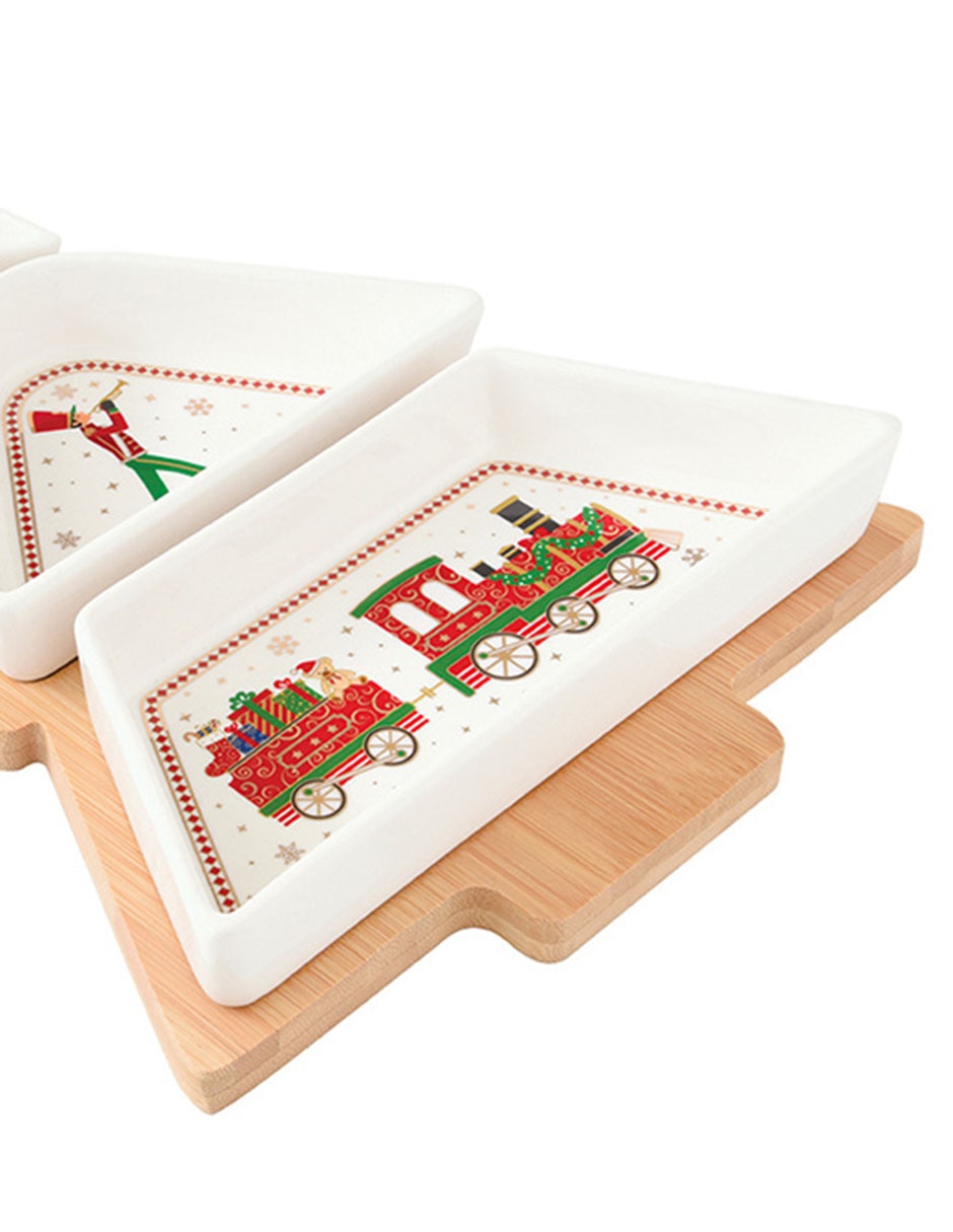 Set botanero Polar Express de Porcelana 3