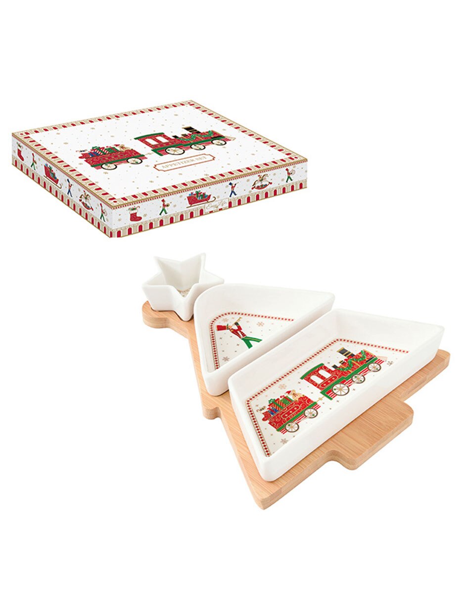 Set botanero Polar Express de Porcelana 2