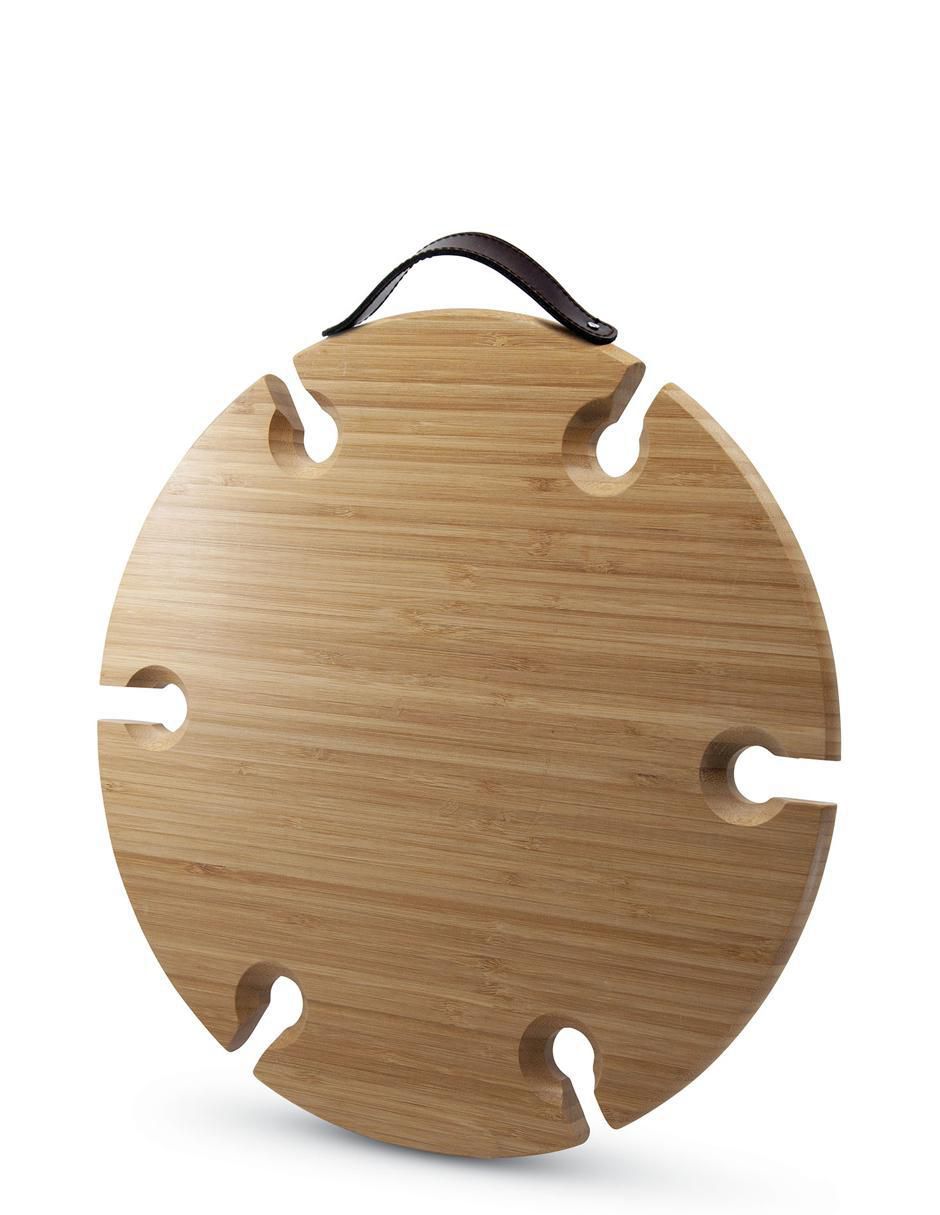 Tabla mixed Picnic de madera y acero inoxidable