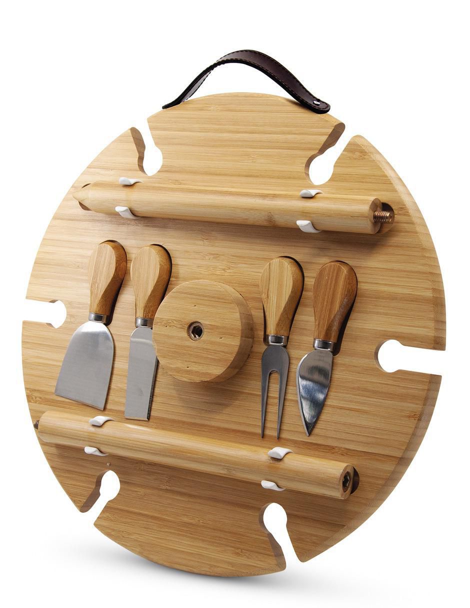 Tabla mixed Picnic de madera y acero inoxidable 3