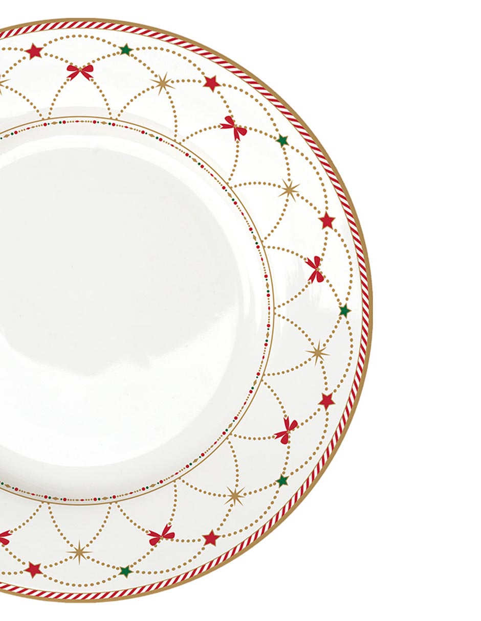 Vajilla cerrada Nutcracker twist de porcelana para 4 personas 6