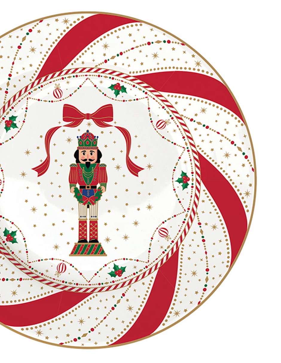 Vajilla cerrada Nutcracker twist de porcelana para 4 personas 8