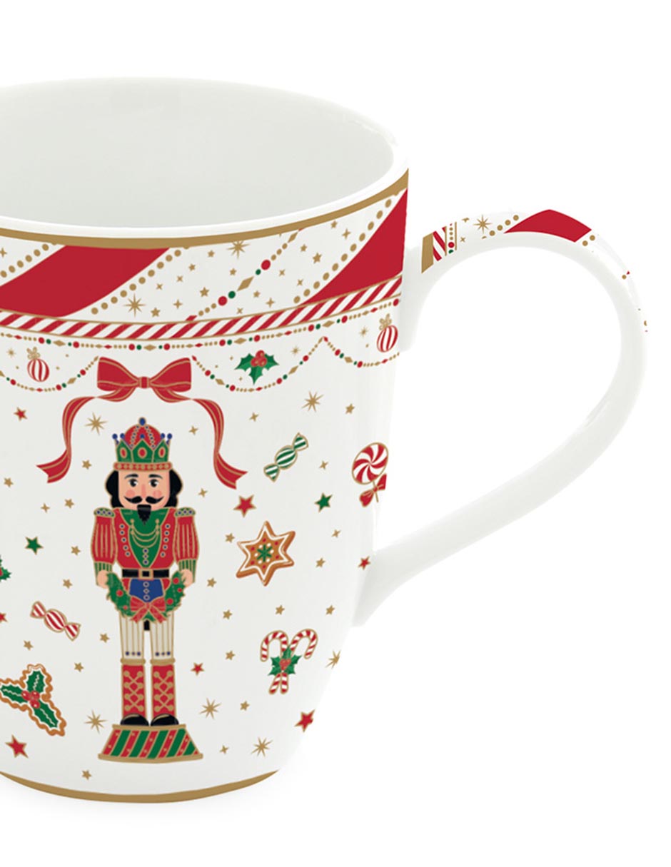 Vajilla cerrada Nutcracker twist de porcelana para 4 personas 4