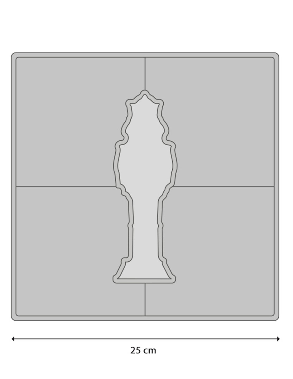 Charola Nutcracker Twist de porcelana 4