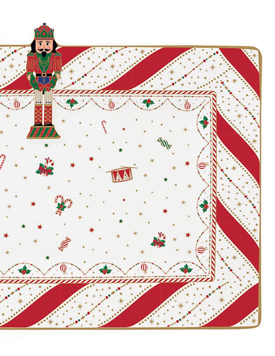 Charola Nutcracker Twist de porcelana 2