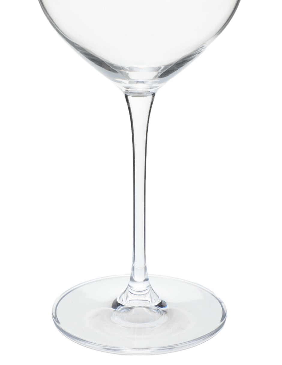 Set de copas para vino blanco Bohemia Uria de cristal 6 piezas 2