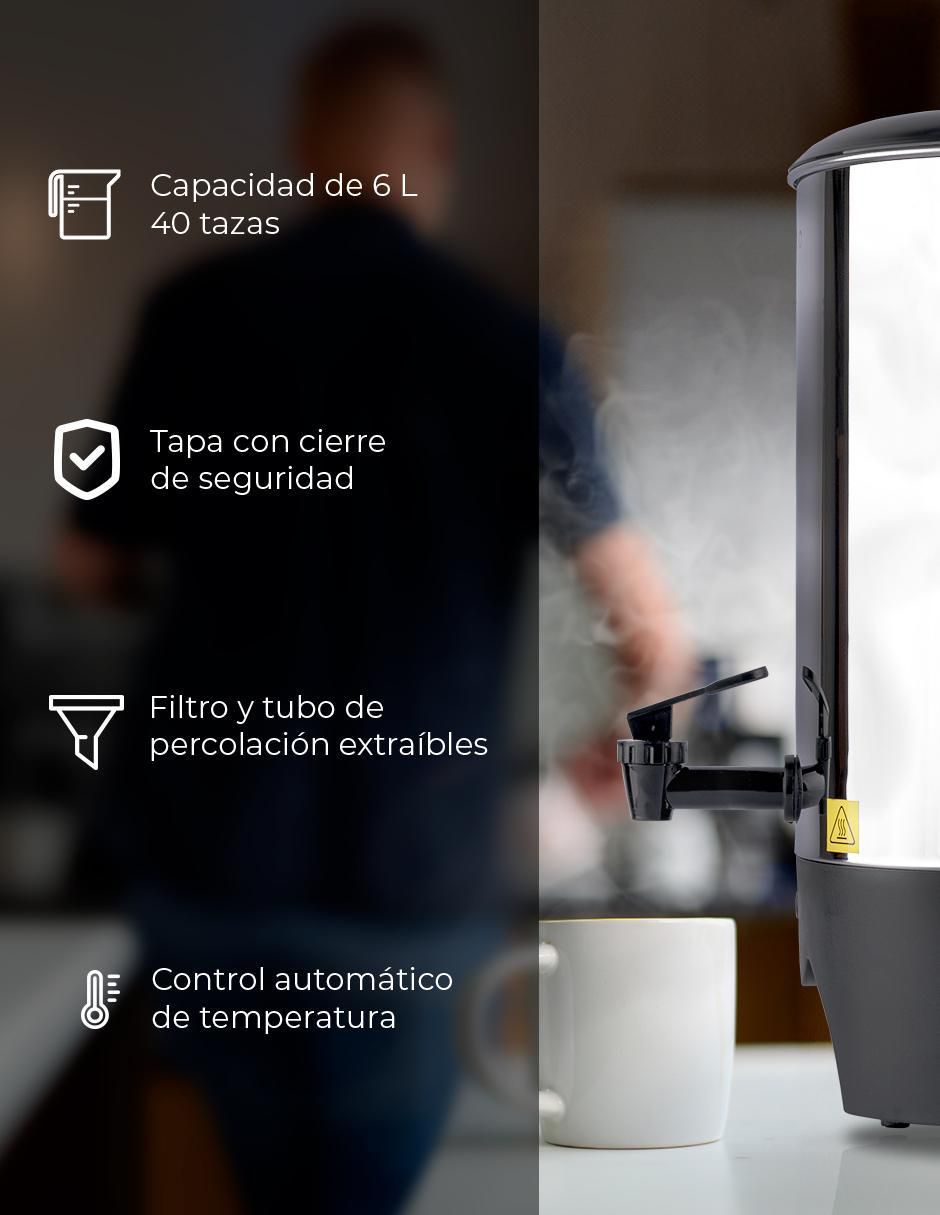 Cafetera percoladora dcp-6l-40 Cafetera percoladora dcp-6l-40