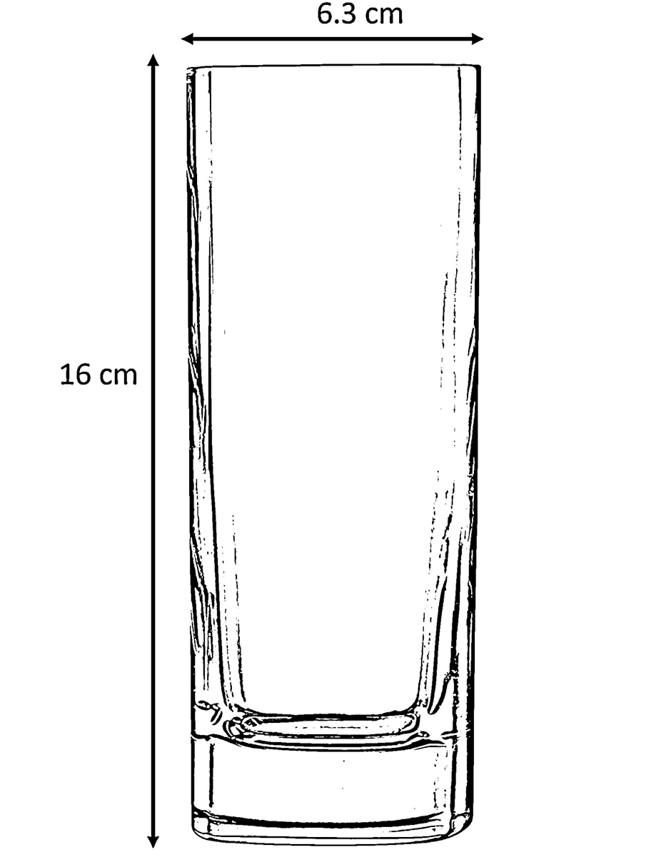 Vaso para agua de cristal 4