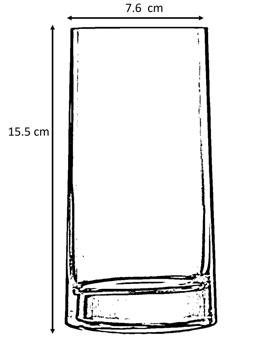 Vaso para agua Veronese de cristal 4