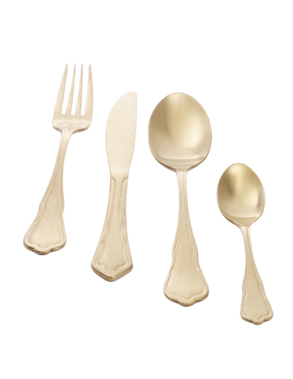 Set cubiertos Galileo de acero inoxidable 16 piezas