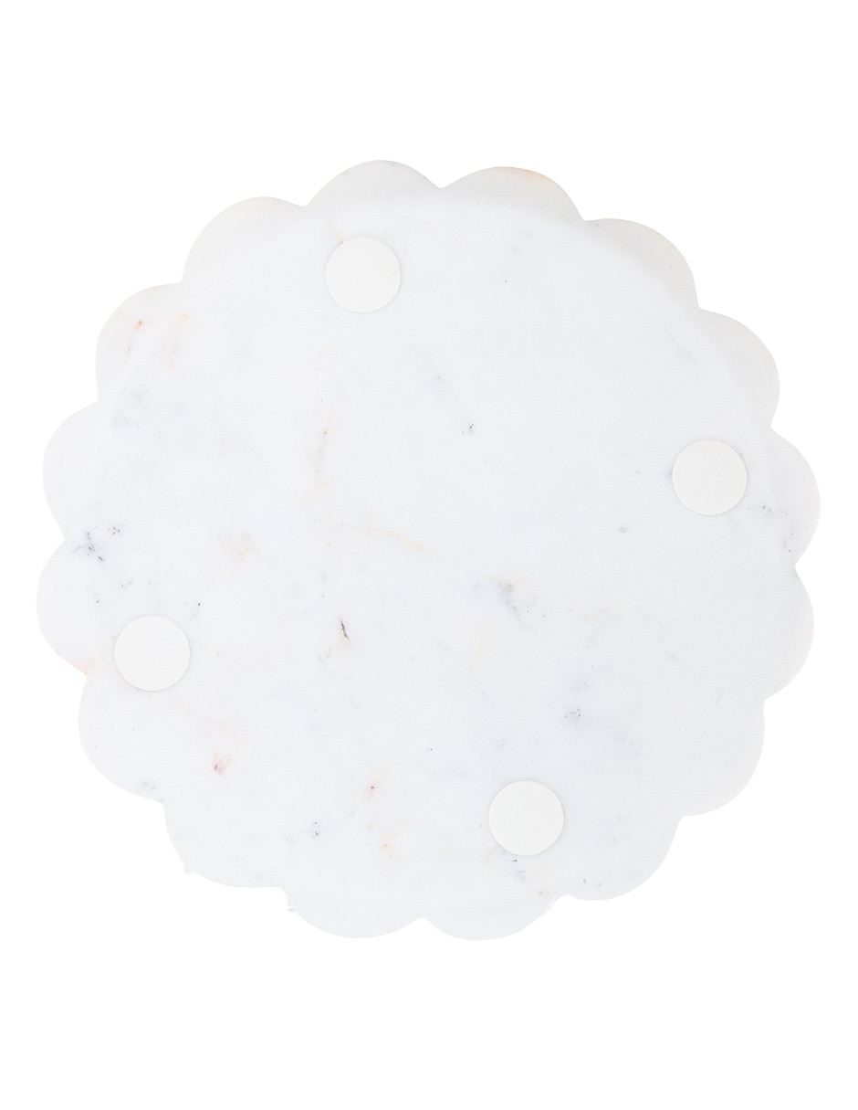 Set de plato para postre N Narrative Marble de mármol 3 piezas