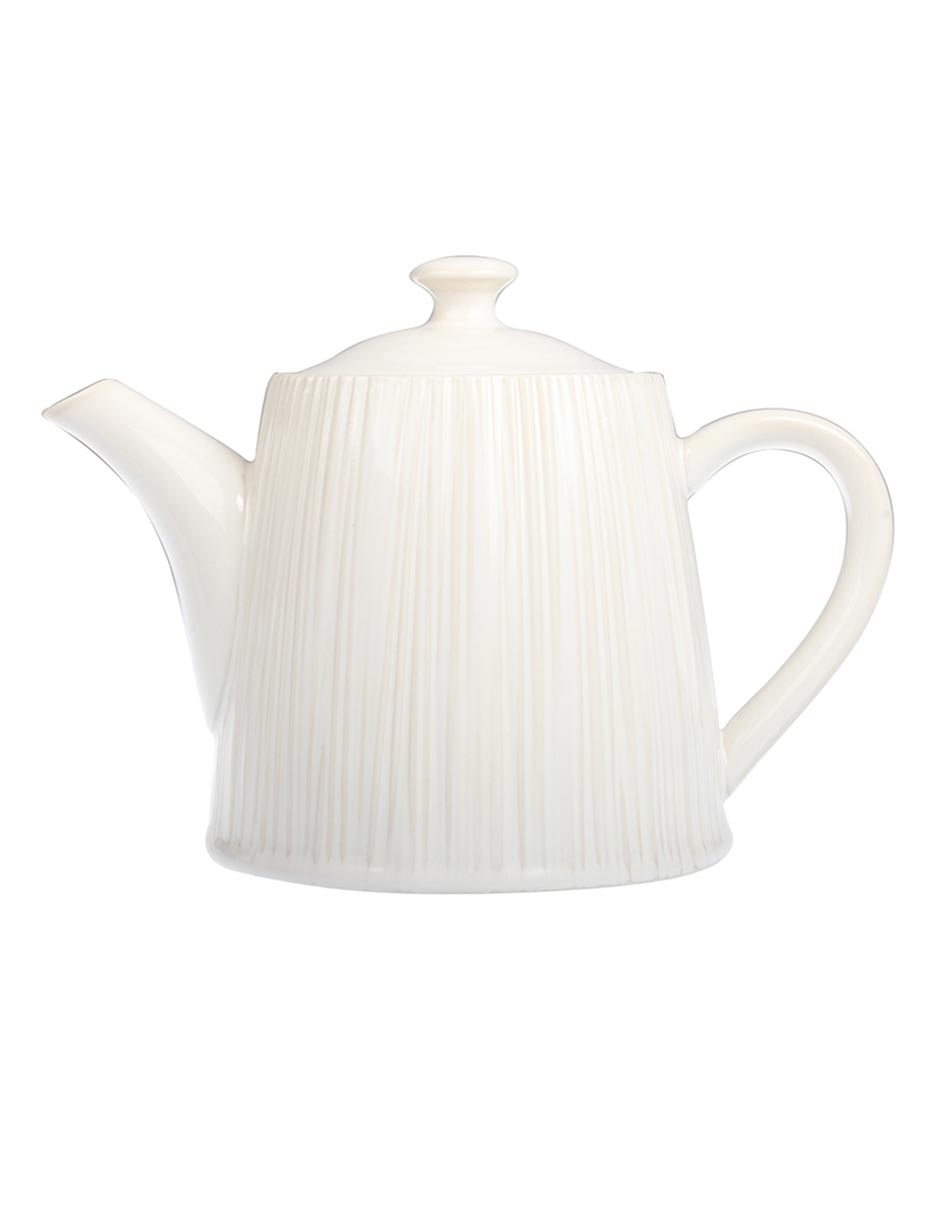 Tetera convencional de porcelana