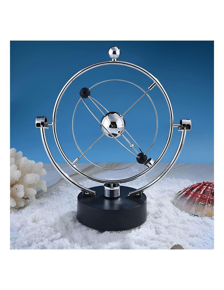 Figura decorativa de circular de metal 4