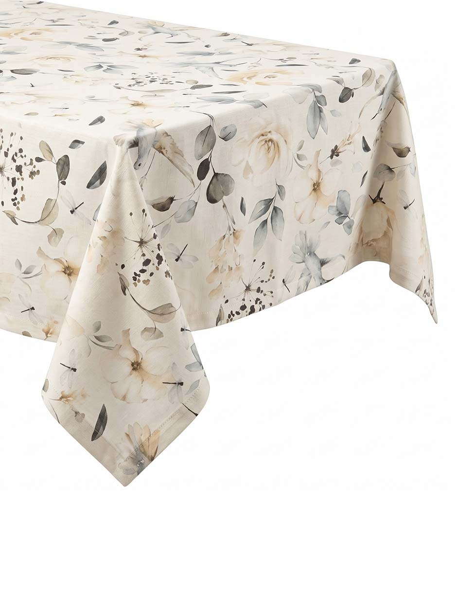 Mantel rectangular de algodón Colibrí