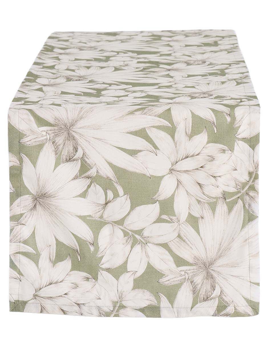 Camino de mesa rectangular de algodón Bowtique Alegra