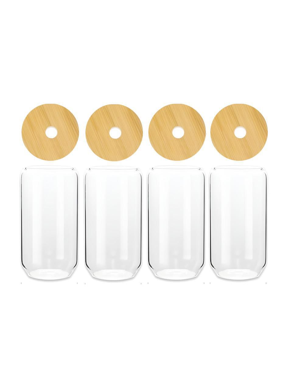 Set de vasos para agua de vidrio con 4 piezas Set de vasos para agua de vidrio con 4 piezas