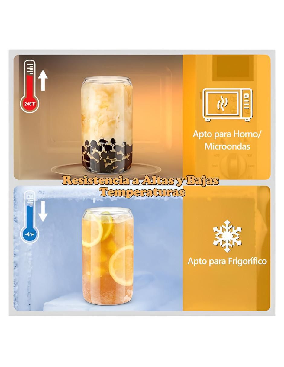 Set de vasos para agua de vidrio con 4 piezas 4