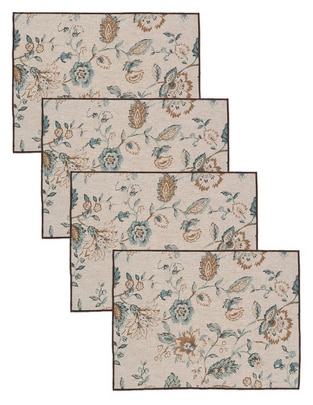 Set Mantel Individual Rectangular De Algodón N Narrative Fleur
