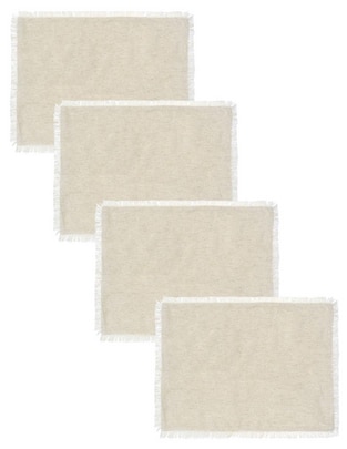 Set Mantel Individual Rectangular De Algodón N Narrative Aura