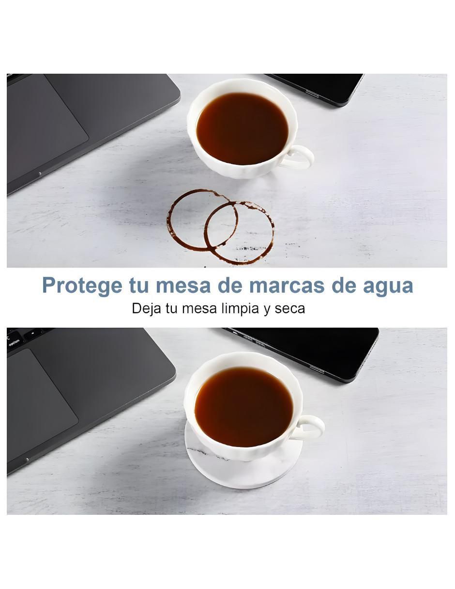 Set de portavasos de cerámica 6 piezas 3