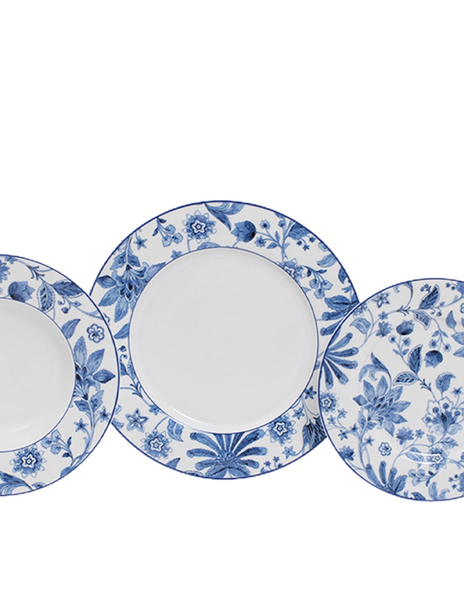 Vajilla N Narrative Curie de porcelana para 4 personas