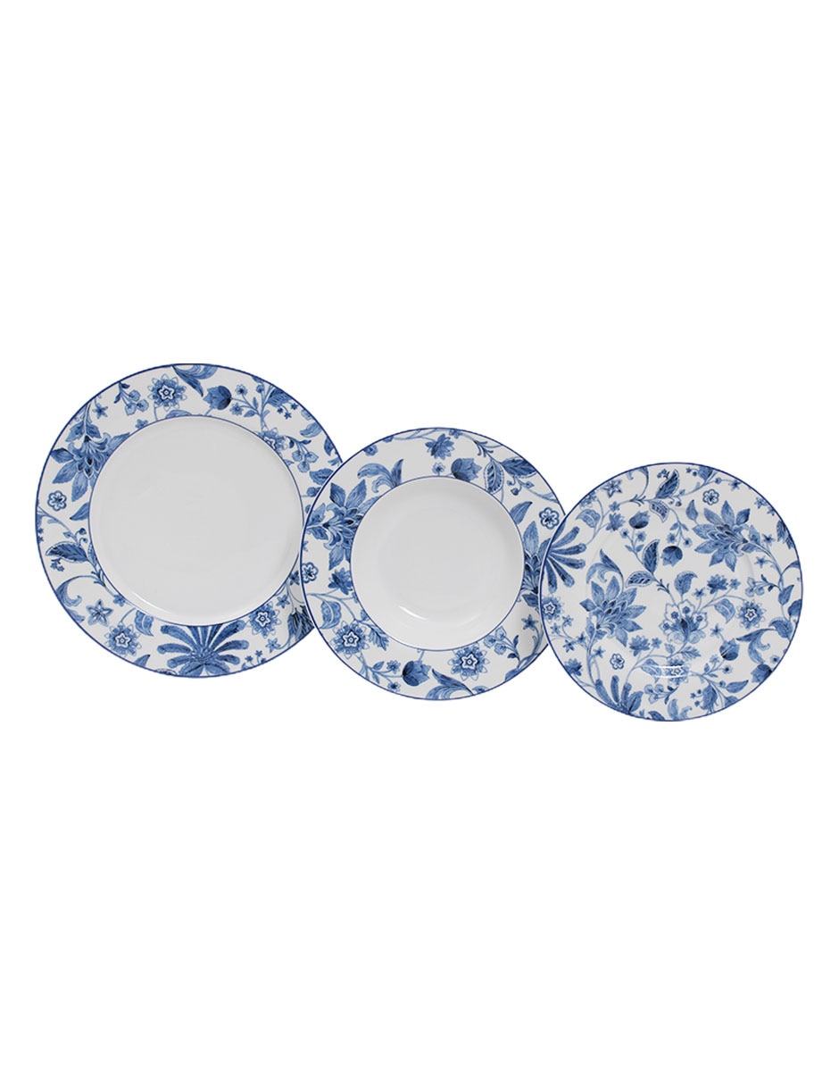 Vajilla N Narrative Curie de porcelana para 4 personas