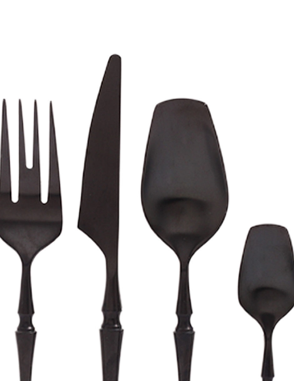 Set cubiertos Botero de acero inoxidable 16 piezas