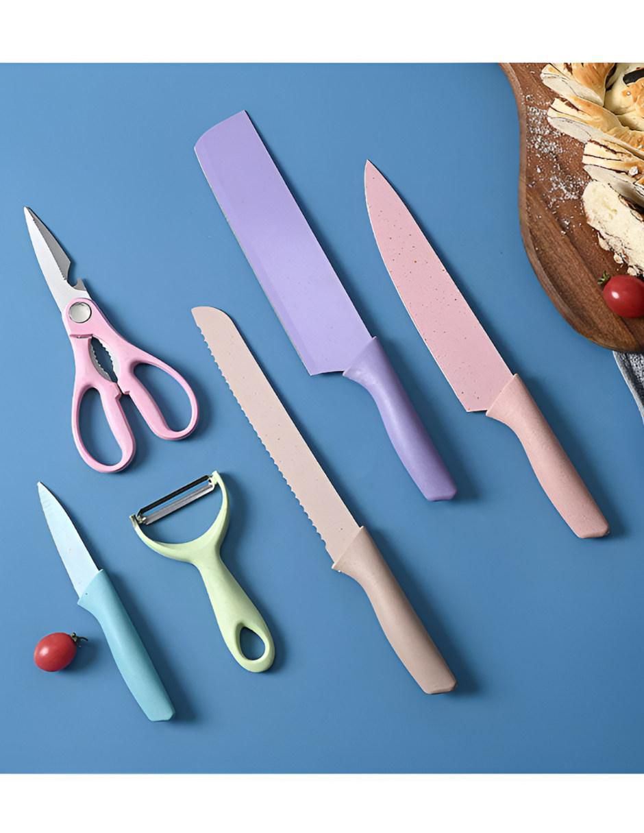 Set de cuchillos utilitario 6 piezas