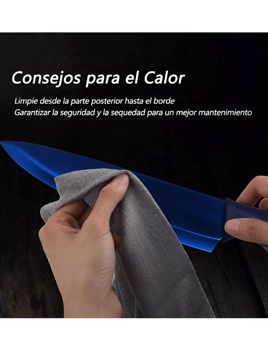 Set de cuchillos utilitario 8 piezas