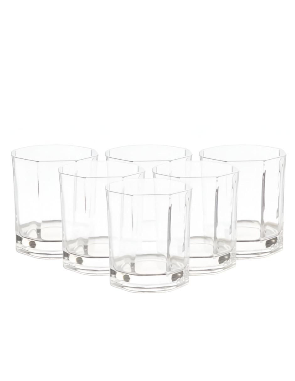 Set de vasos para agua de vidrio con 6 piezas 1