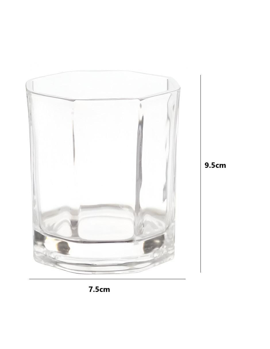 Set de vasos para agua de vidrio con 6 piezas 4