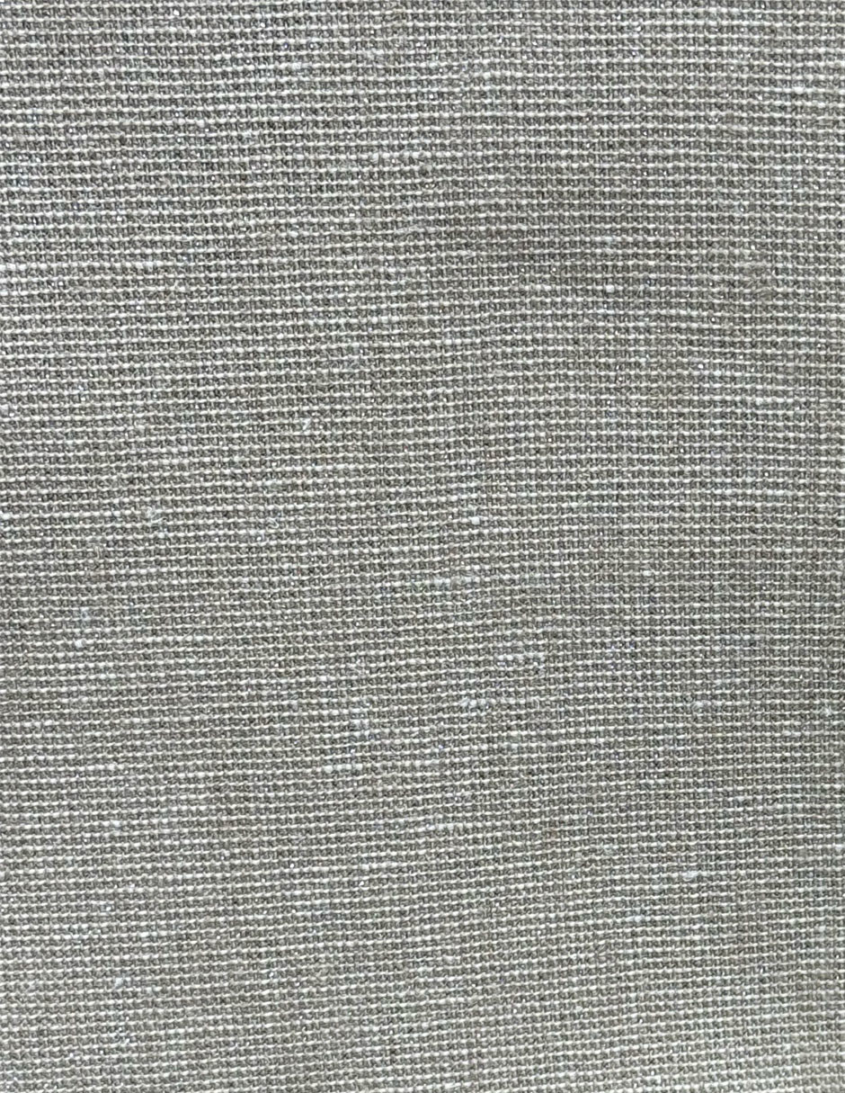 Mantel rectangular de lino Oyster 3