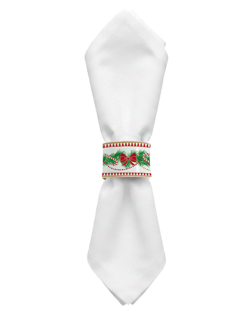 Set aro servilleta Navideño 4