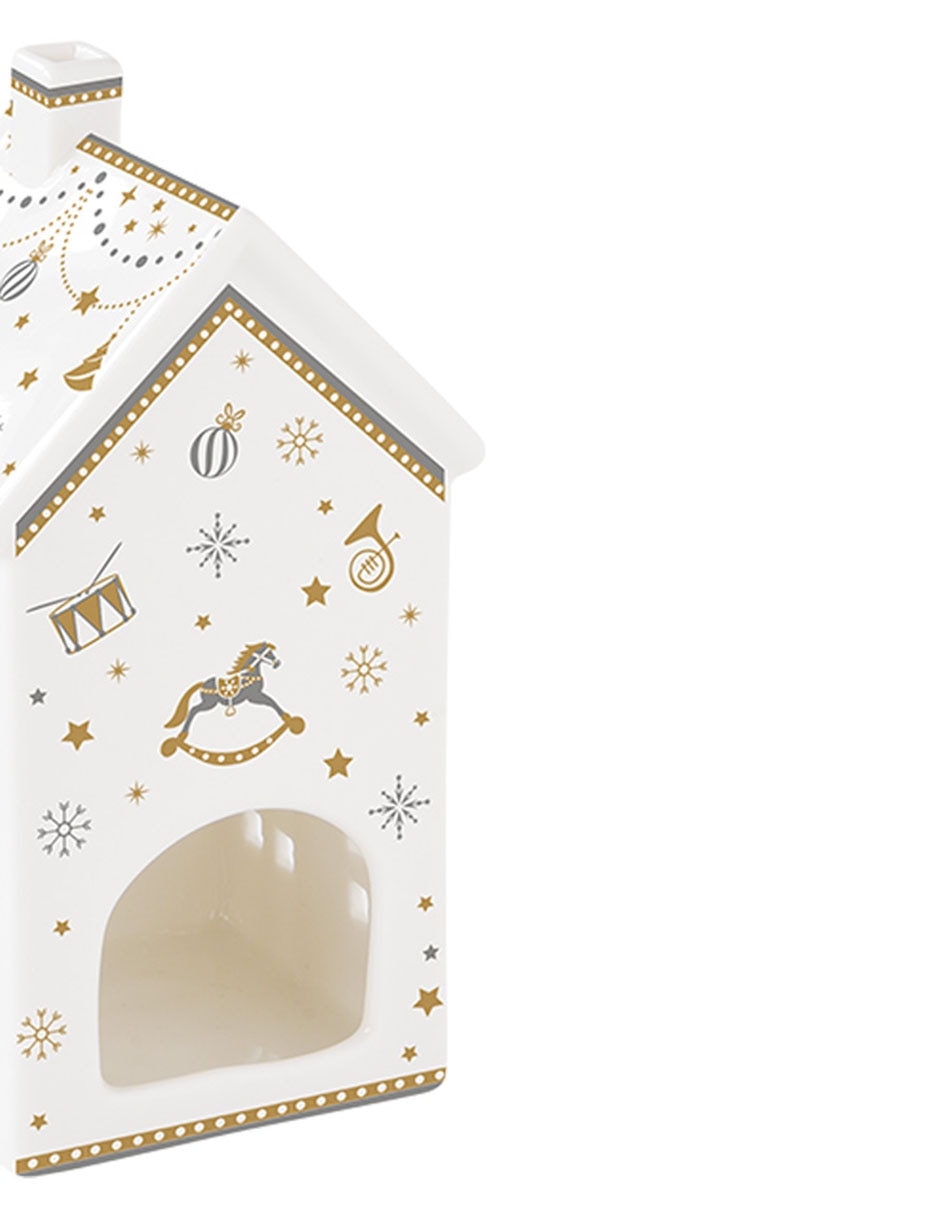 Contenedor navideño de porcelana 4