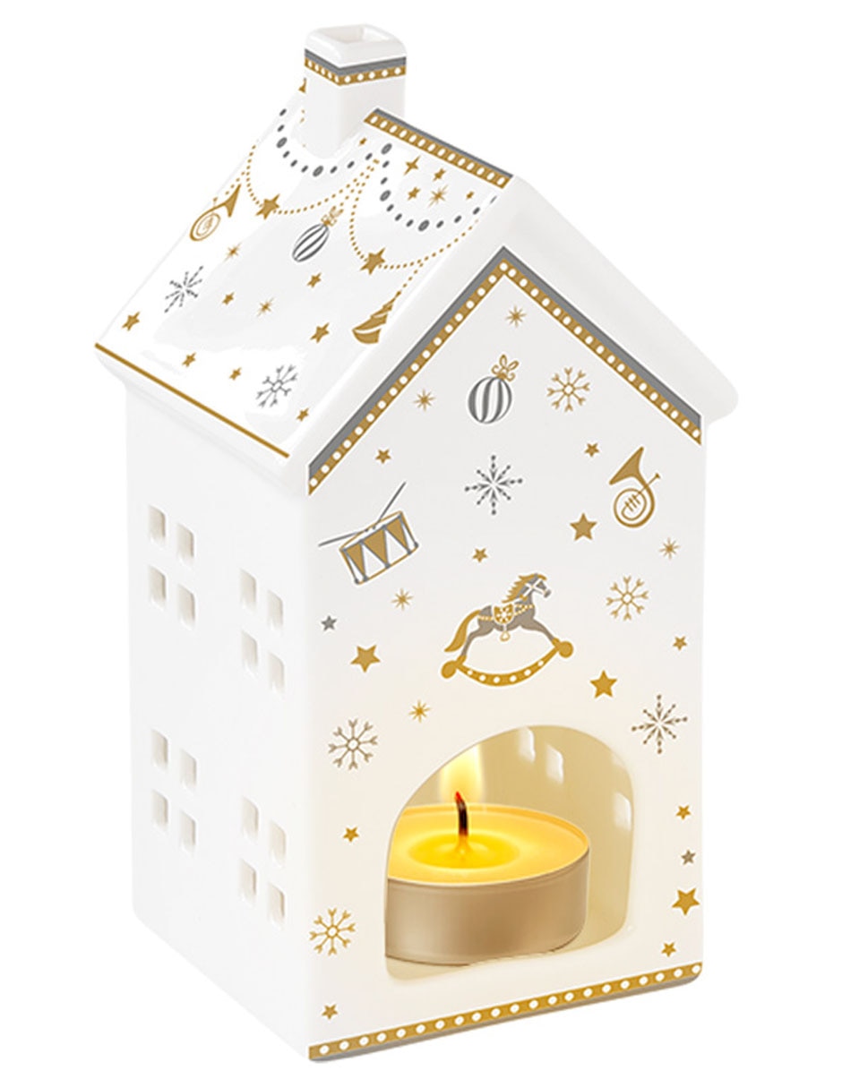 Contenedor navideño de porcelana 5