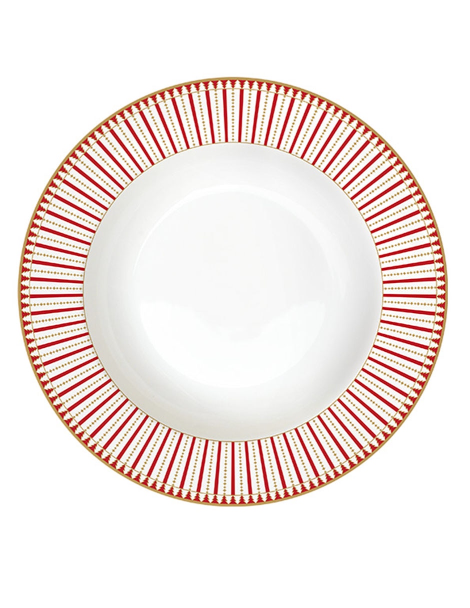 Vajilla cerrada magie de noel navidad de porcelana para 4 personas 3