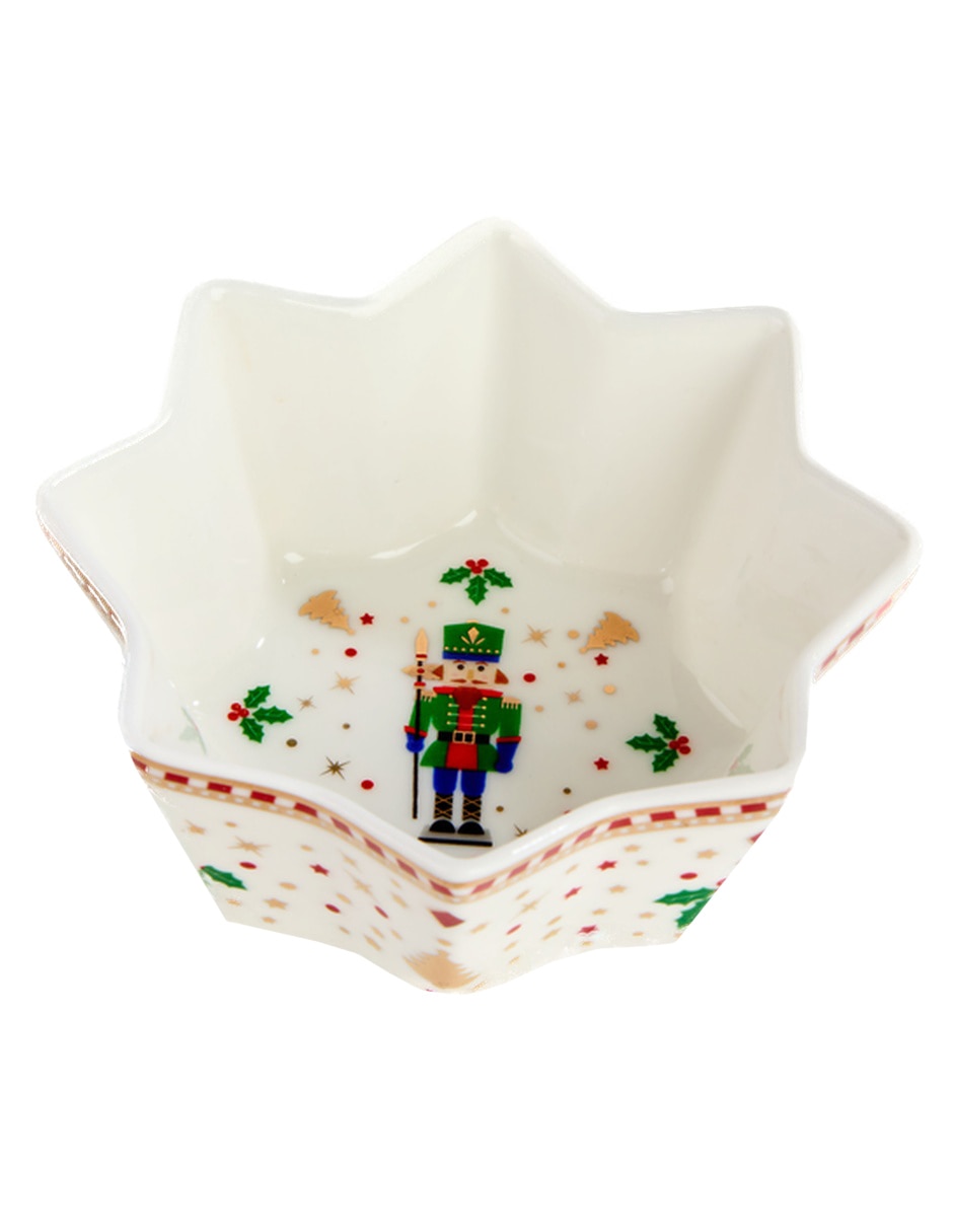 Set botanero navideño de porcelana 6